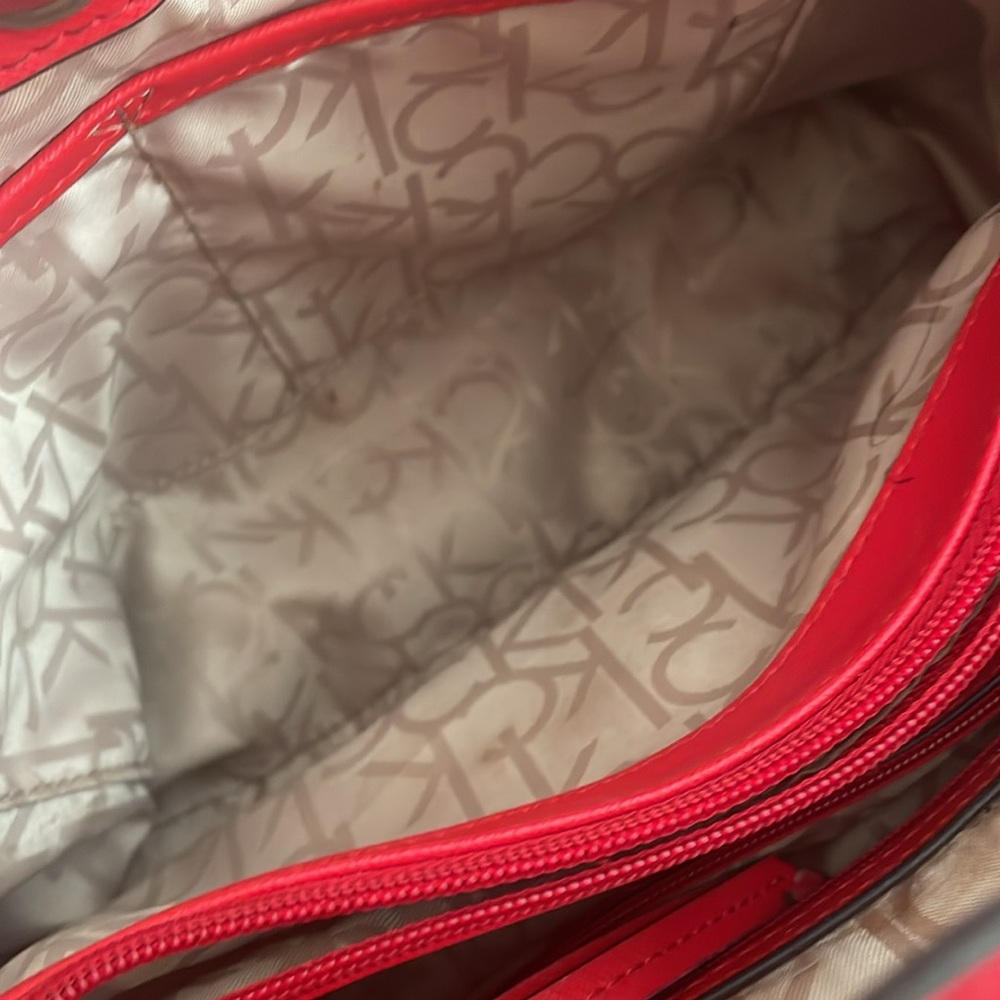 Calvin Klein logo satchel purse - Picture 8 of 16